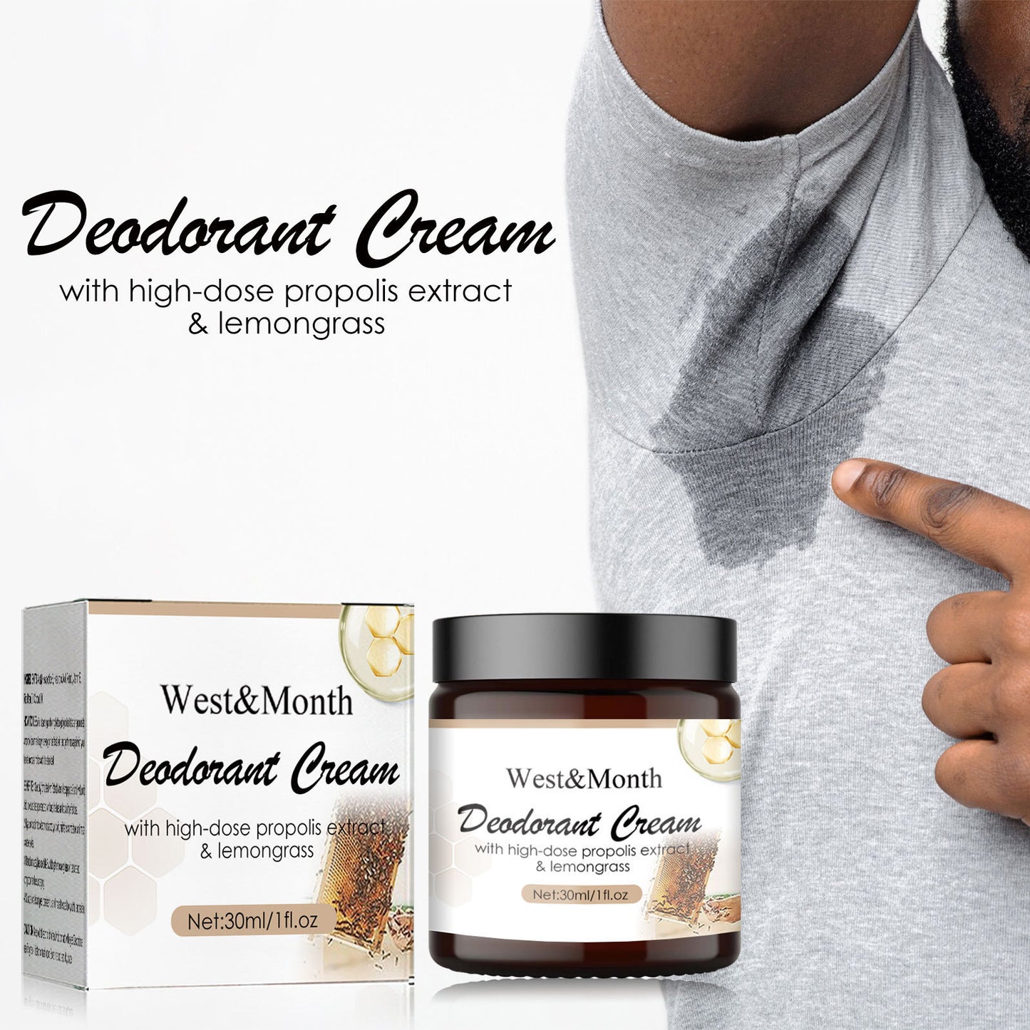 Whitening And Refreshing Deodorant Cream