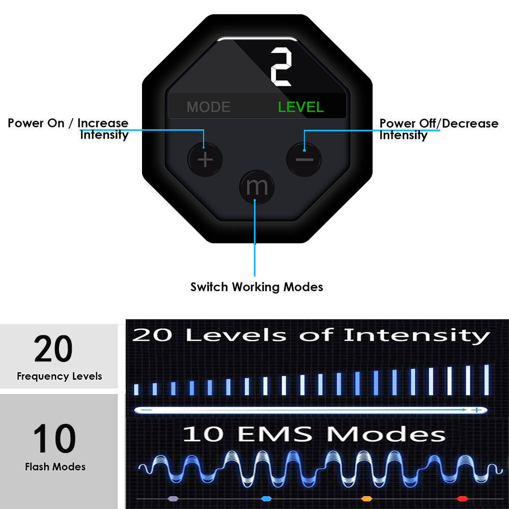 EMS Rechargeable Fitness Belt Patch